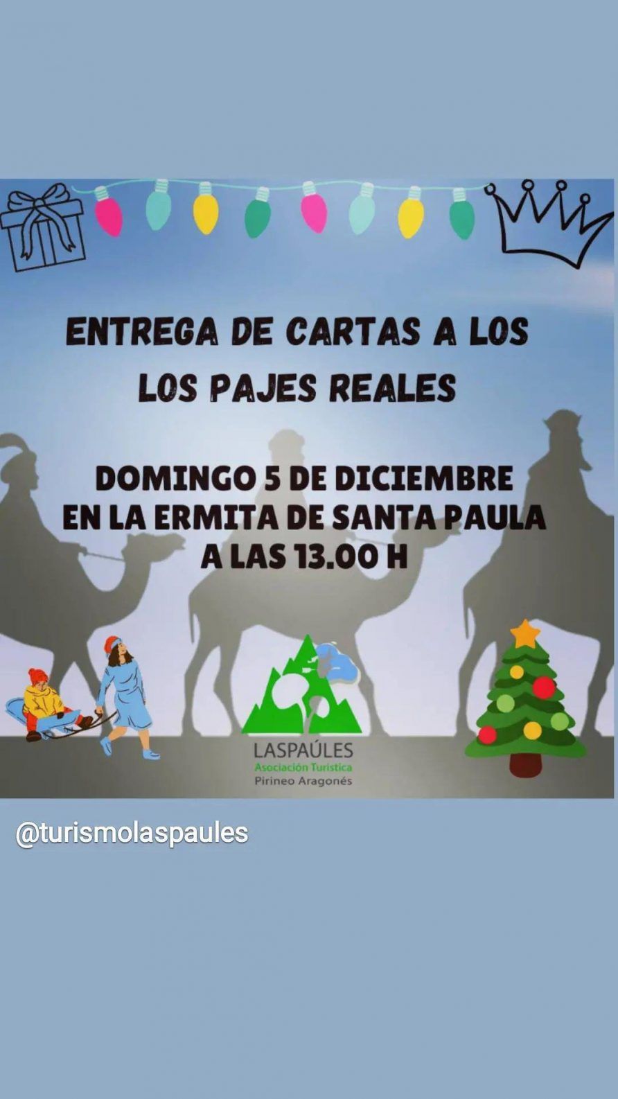 LOS PAJES REALES NOS RECIBIRÁN